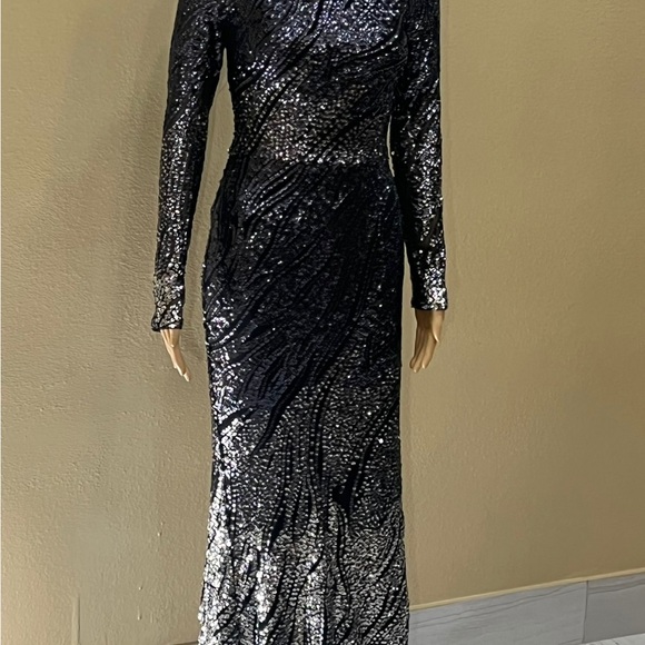 New dress   No tags Betsy &adam black and silver color - Picture 2 of 3